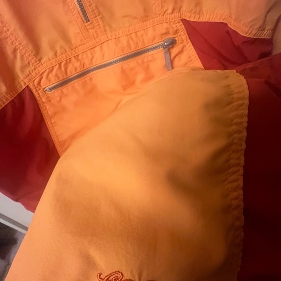 L.L. Bean Orange and Red Lightweight Jacket 310 - Picture 8 of 12